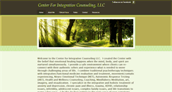 Desktop Screenshot of centerforintegrativecounseling.com